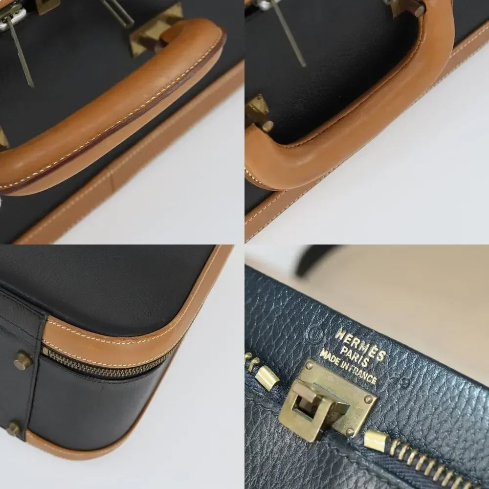 Hermes Trunk Leather Black